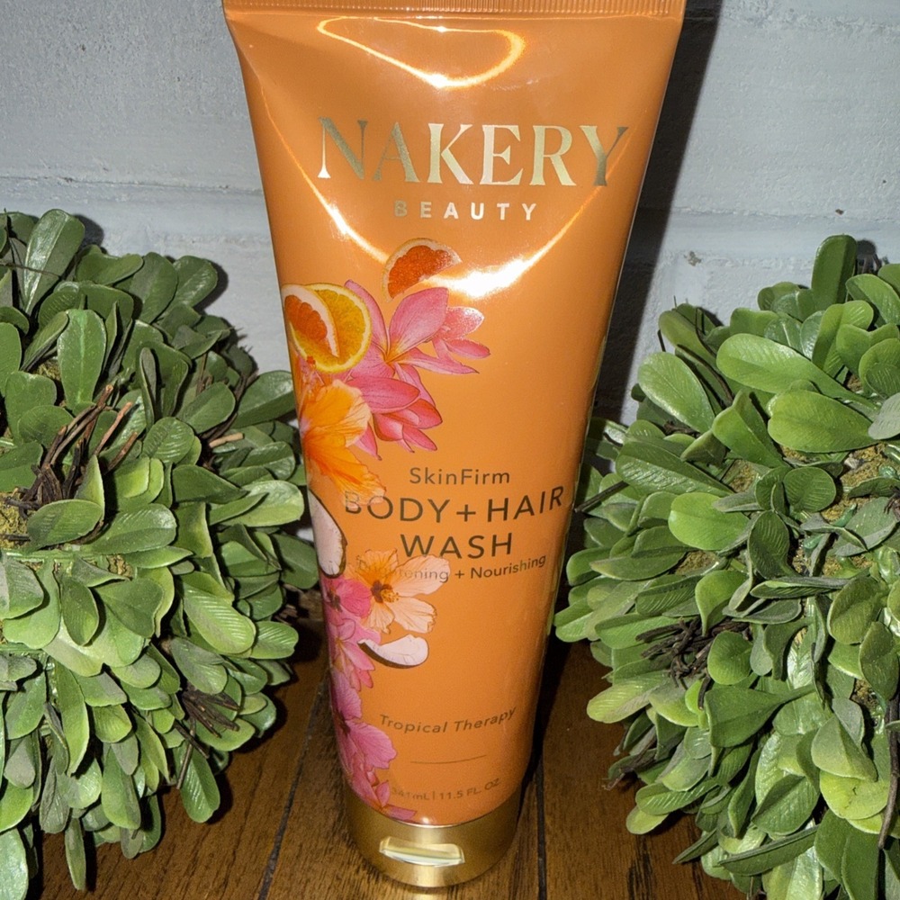 NAKERY Beauty SkinFirm Body & Hair Wash Tropical Therapy Firming 11.5 Orange